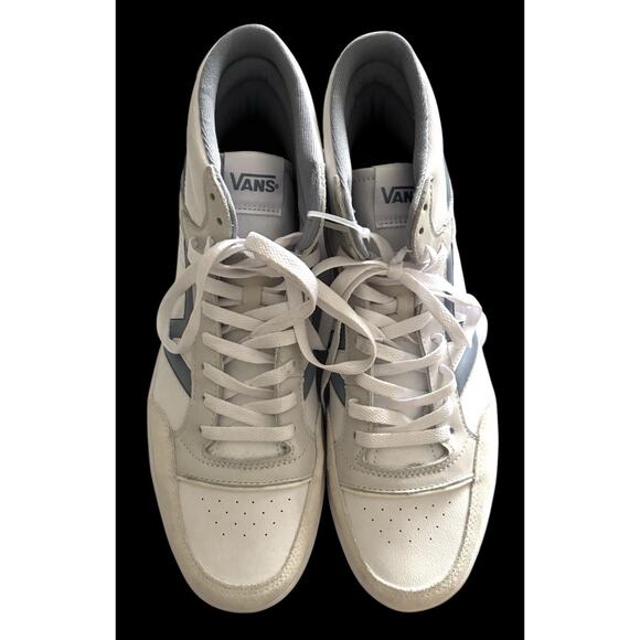 Vans Lowland Hi Serio Collection White Blue Mens Size 12 NWOB - Picture 6 of 9